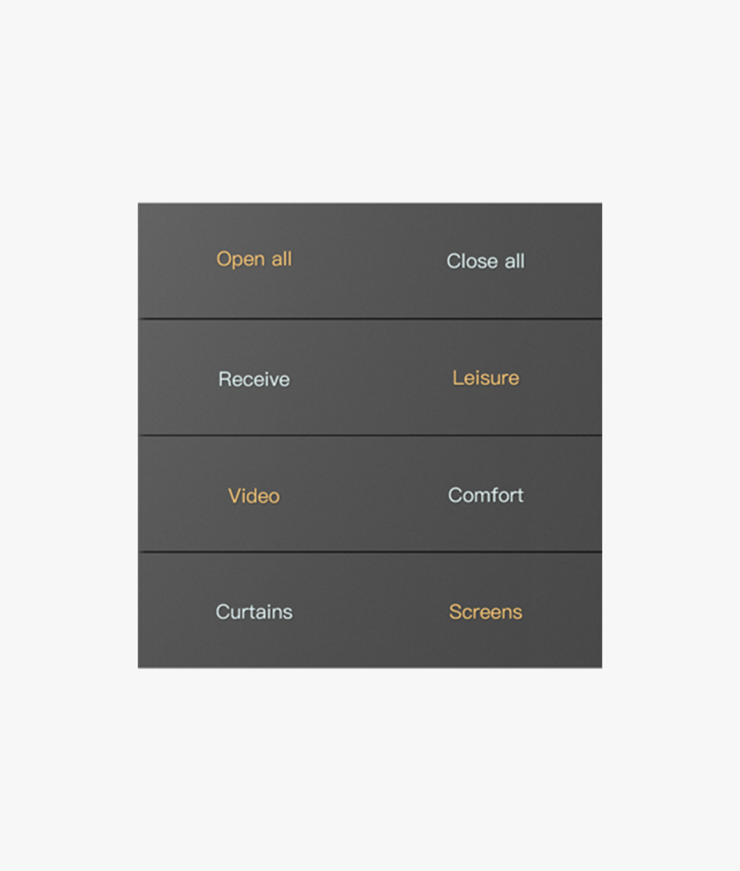 8Fold Push-Button Keypad